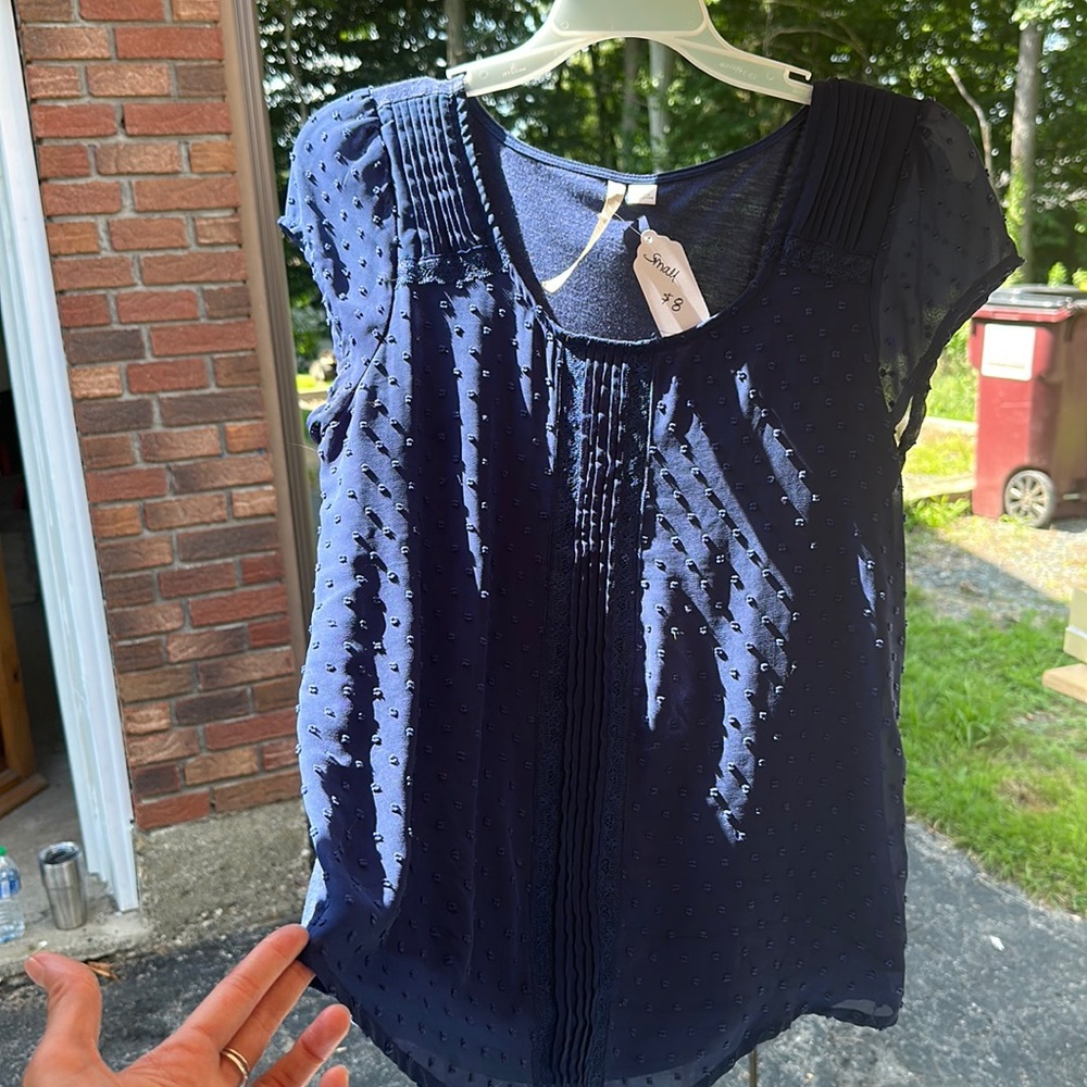 Blue blouse by Lauren Conrad